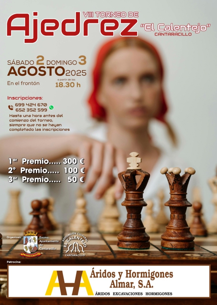 El ajedrez vuelve a Cantaracillo con 450 euros en premios para los mejores jugadores | Imagen 1