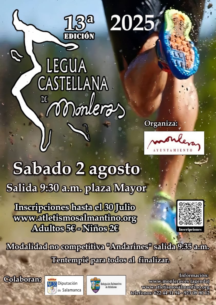 La Legua Castellana de Monleras cierra inscripciones este mi&eacute;rcoles para su 13&ordf; edici&oacute;n del 2 de agosto | Imagen 1