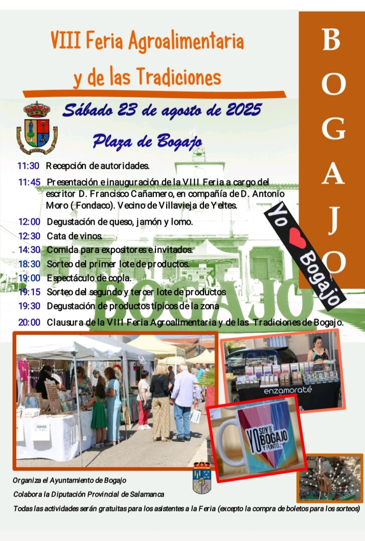 Bogajo se prepara para su VIII Feria Agroalimentaria y de las Tradiciones el 23 de agosto | Imagen 1