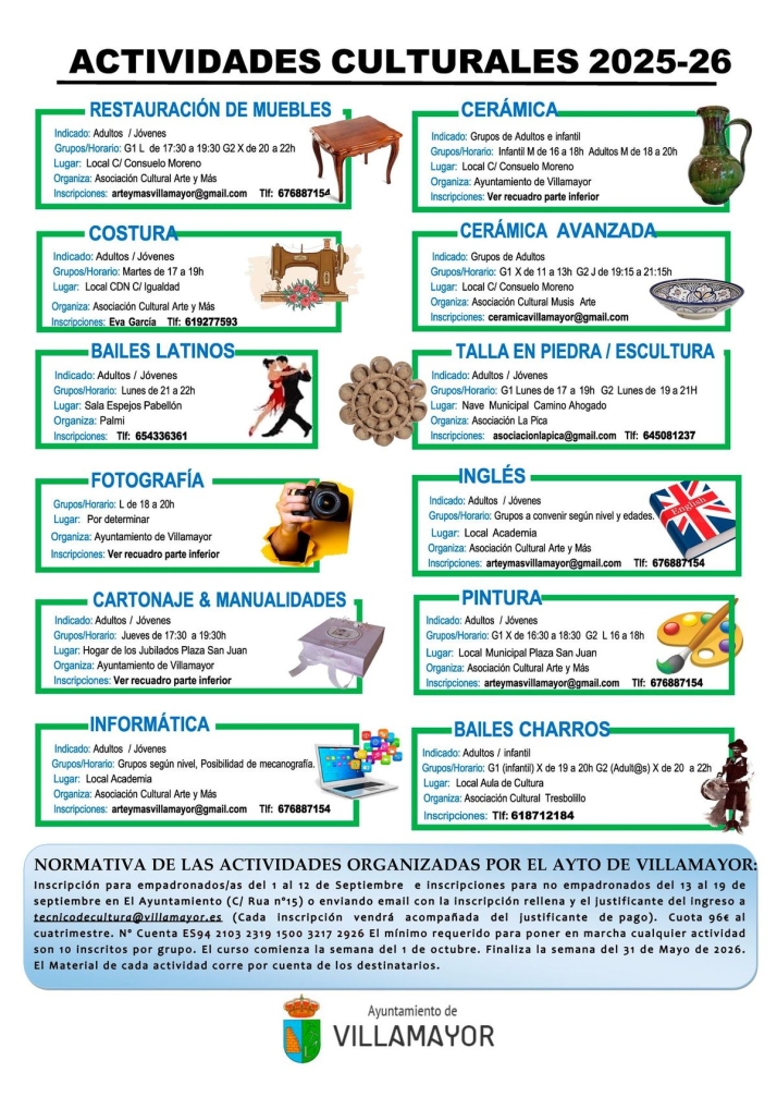 Villamayor impulsa la convivencia municipal, a través de la cultura y el deporte, con su programa de actividades | Imagen 2
