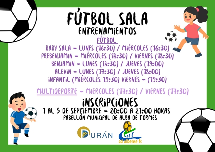 El Piensos Durán Albense abre el plazo de inscripción para sus Escuelas Deportivas | Imagen 1