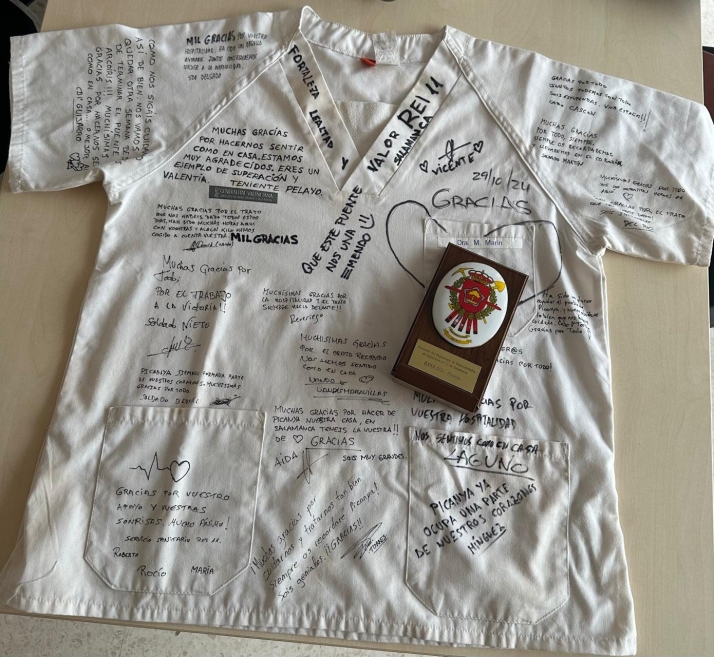 Del barro de la DANA a jurar bandera en Salamanca: la gratitud de una m&eacute;dica de Picanya a los soldados charros | Imagen 2