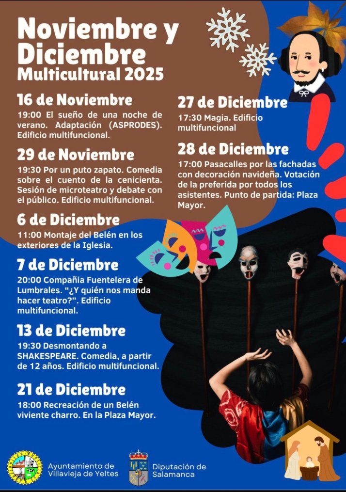 Villavieja de Yeltes presenta su programa navideño con un Belén Viviente charro como novedad | Imagen 1