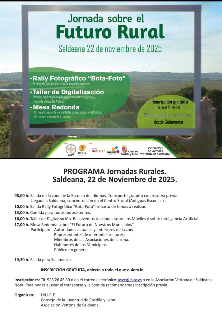 Debate, fotografía y formación digital: Saldeana busca soluciones para el futuro de los pueblos | Imagen 1