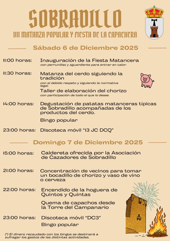 Fuego, gastronomía y tradición: Sobradillo se prepara para su Matanza Popular y la fiesta de la Capachera | Imagen 1