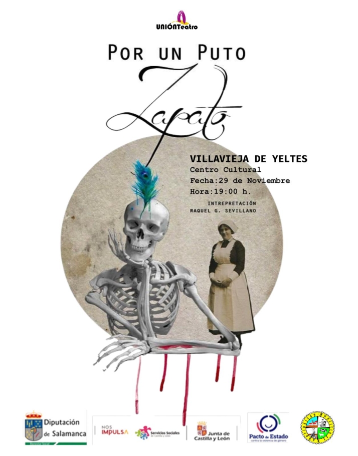El teatro llega a Villavieja de Yeltes para reflexionar sobre la igualdad con 'Por un puto zapato' | Imagen 1