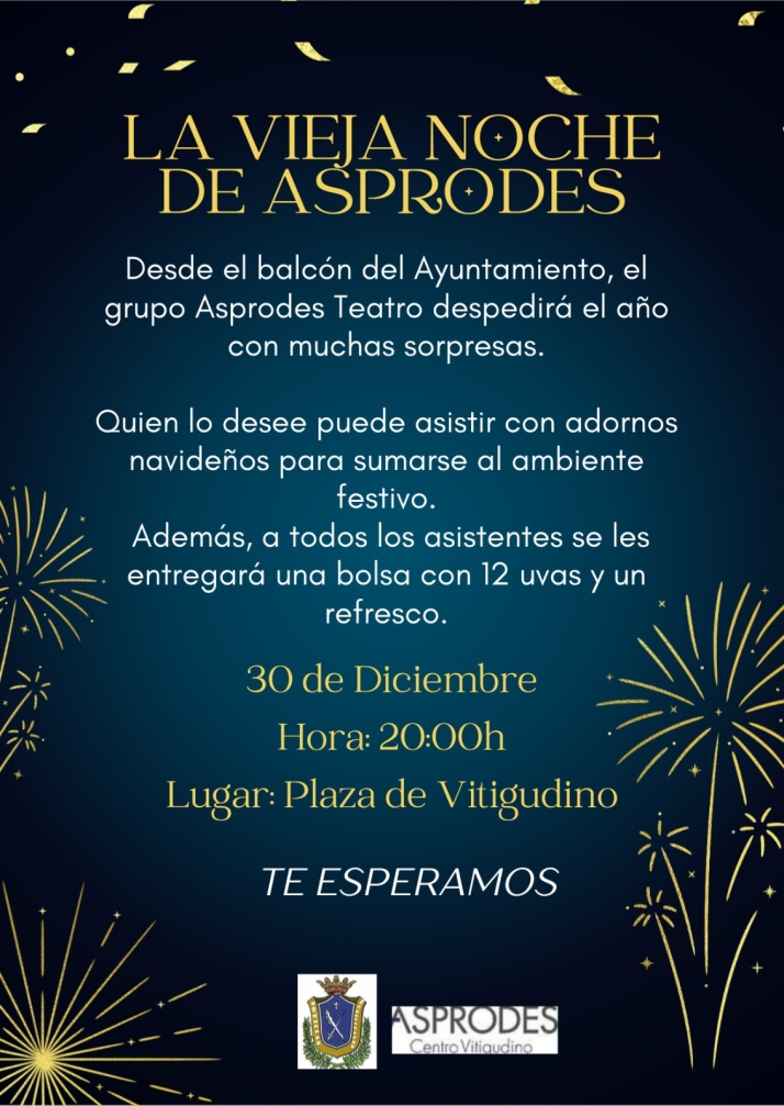 Vitigudino celebrará la Nochevieja por adelantado con 'La Vieja Noche de Asprodes' | Imagen 1