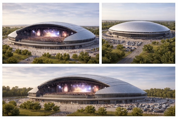 Así será el mega recinto de Salamanca para acoger grandes festivales y conciertos: ubicado en La Aldehuela, con capacidad para 31.000 personas y con cubierta retráctil | Imagen 1