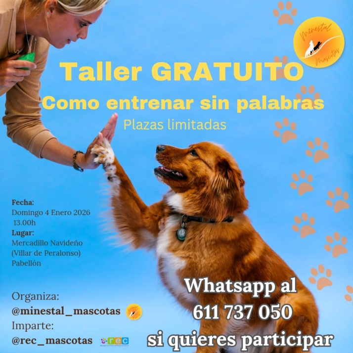 Villar de Peralonso celebra su Mercadillo de Reyes con un taller gratuito de adiestramiento canino | Imagen 2