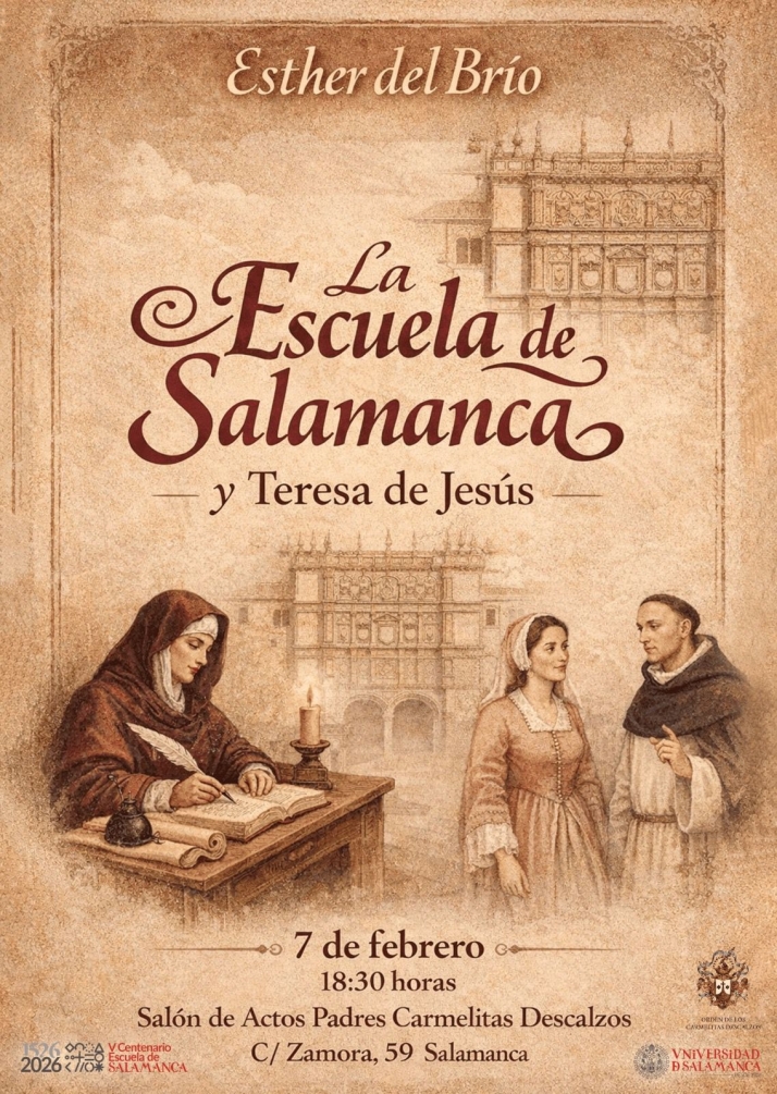 La conexi&oacute;n m&iacute;stica entre Santa Teresa y la Escuela de Salamanca, a examen por Esther del Br&iacute;o | Imagen 1
