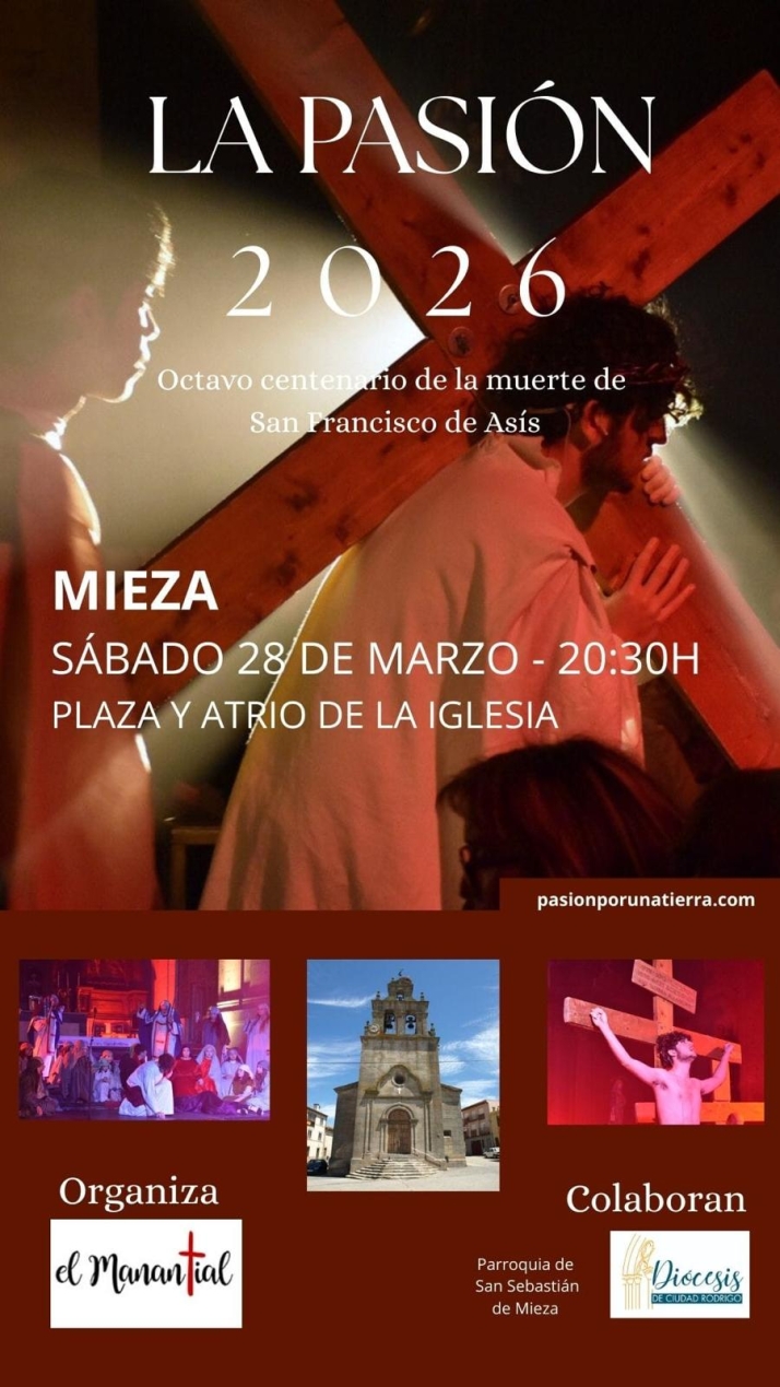 Viaje a Tierra Santa en Mieza con la recreaci&oacute;n en vivo de la Pasi&oacute;n por el grupo El Manantial | Imagen 1