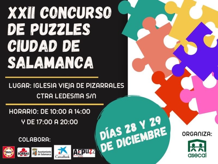 Arranca una nueva edici&oacute;n del Concurso Nacional de Puzzles Ciudad de Salamanca | Imagen 1