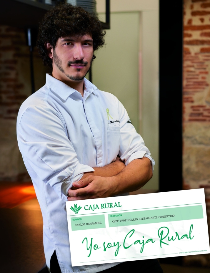 Caja Rural de Salamanca se promociona con el chef de alta cocina Carlos Hern&aacute;ndez del R&iacute;o | Imagen 1