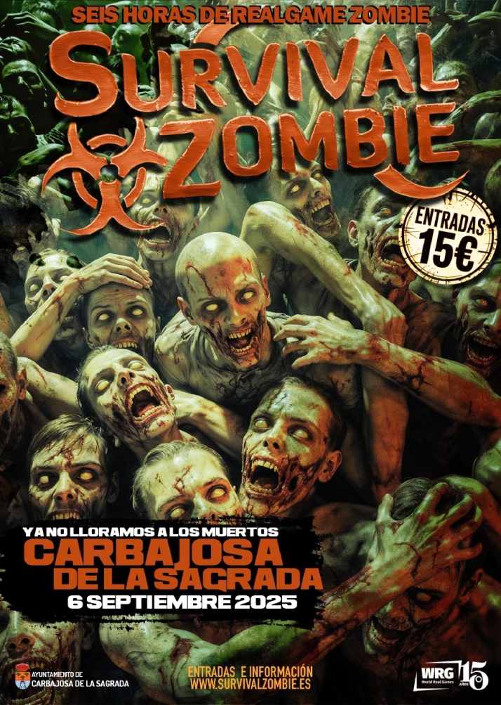 Carbajosa de la Sagrada se prepara para un apocalipsis zombie con el regreso de 'Survival Zombie' | Imagen 1