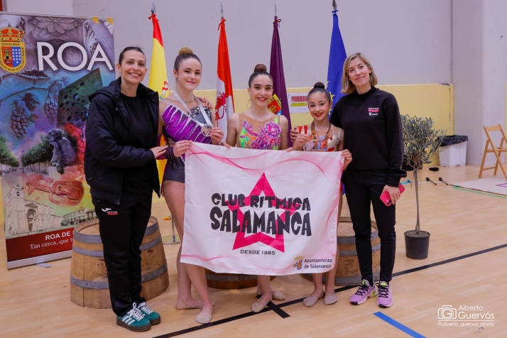Cuatro oros y 15 clasificadas para el Nacional Individual Base: el &eacute;xito del Club R&iacute;tmica Salamanca en el auton&oacute;mico | Imagen 1
