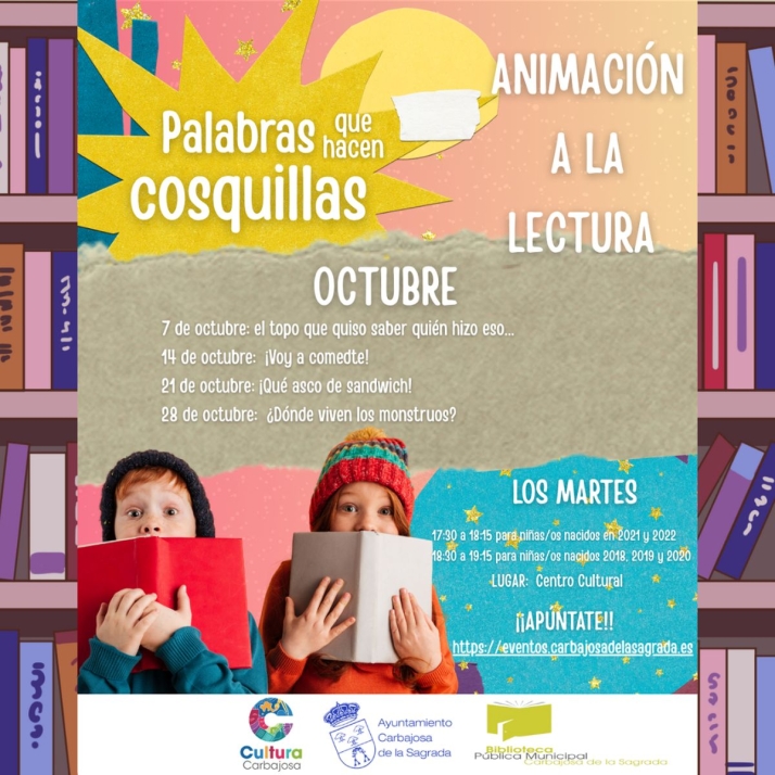 Carbajosa siembra la pasión por los libros desde la infancia con ‘Animación a la Lectura’ y ‘Bebecuentos’ | Imagen 1