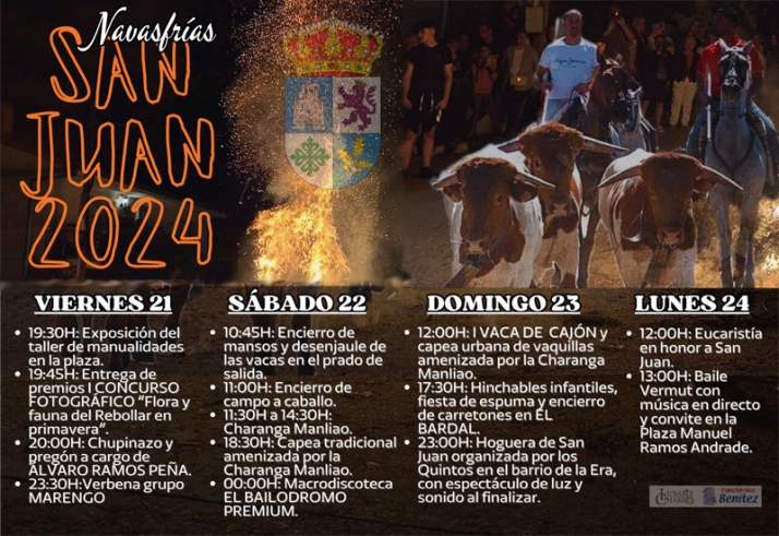 Programa fiestas San Juan 24 Navasfr&iacute;as | Imagen 1