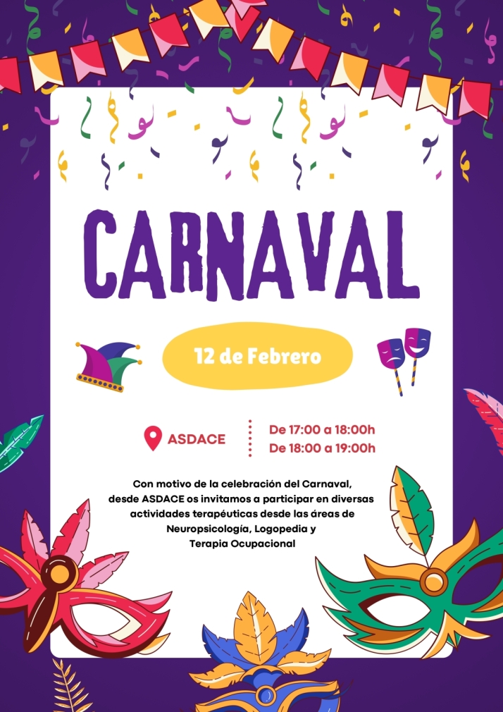 ASDACE celebra el Carnaval con diversas actividades terap&eacute;uticas | Imagen 1