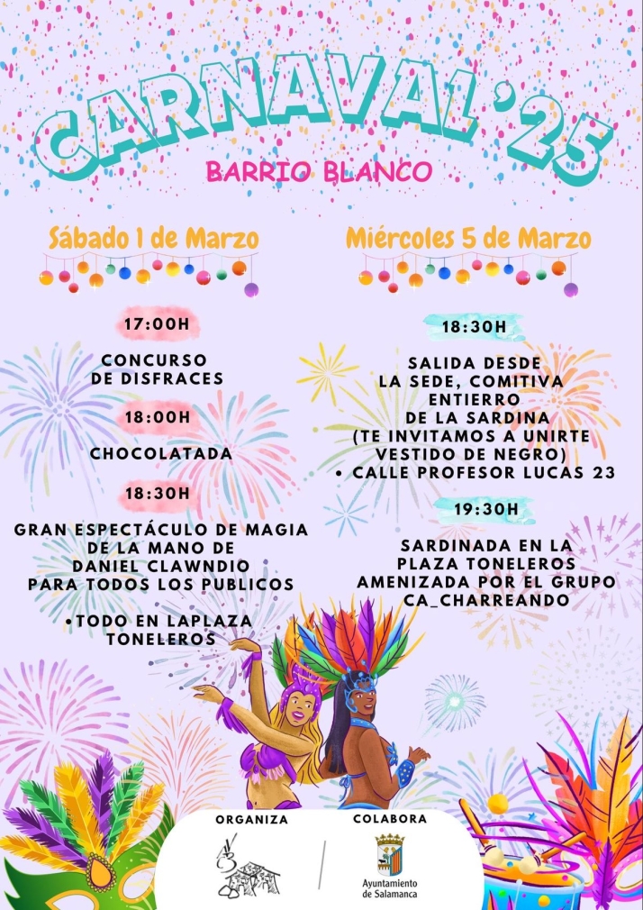 Lugares y fechas para celebrar el Carnaval sin salir de Salamanca  | Imagen 1