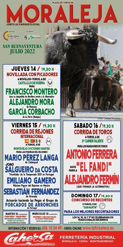 Carteles toros fiestas San Buenaventura 22 | Imagen 1