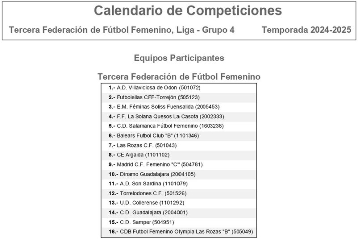 El CD Salamanca FF ya tiene calendario para temporada 2024/25 | Imagen 1