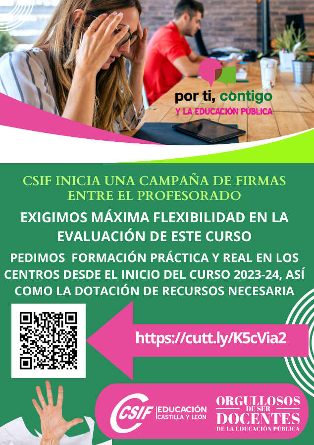 Campa&ntilde;a de recogida de firmas en los centros docentes para exigir una &quot;m&aacute;xima flexibilidad&quot; en la evaluaci&oacute;n de este curso  | Imagen 1