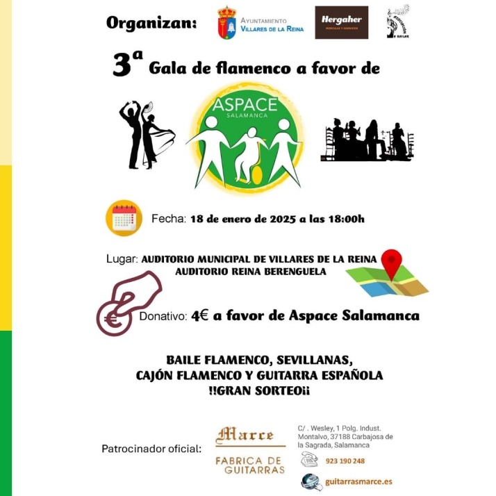 Cuenta atr&aacute;s para la 3&ordf; Gala de Flamenco a favor de Aspace Salamanca | Imagen 1