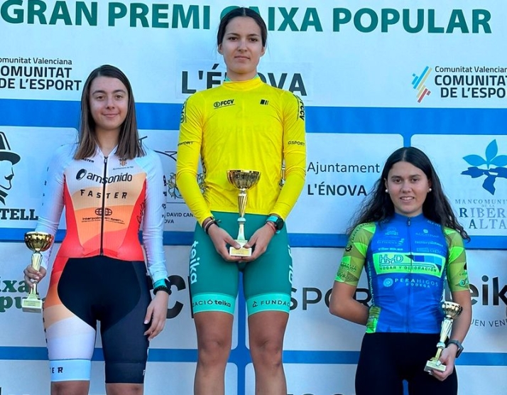 Carla Jim&eacute;nez, de la Escuela de Ciclismo Salmantina, tercera en el Trofeo de Ciclocross de L'Enova | Imagen 1