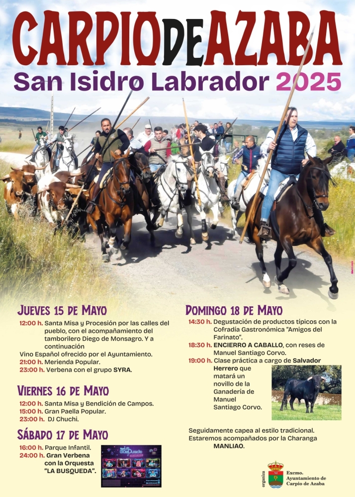 Carpio de Azaba se prepara para cuatro días de fervor y tradición en honor a San Isidro | Imagen 1