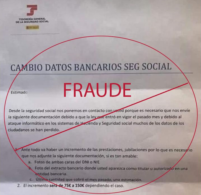 El fraude del que alerta la Seguridad Social: la carta a la que no debes responder | Imagen 1