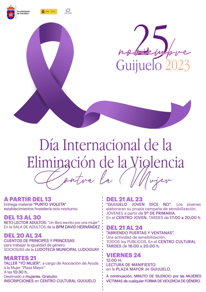 Guijuelo se suma a los actos por el D&iacute;a Internacional de la Eliminaci&oacute;n de la Violencia contra la Mujer | Imagen 1
