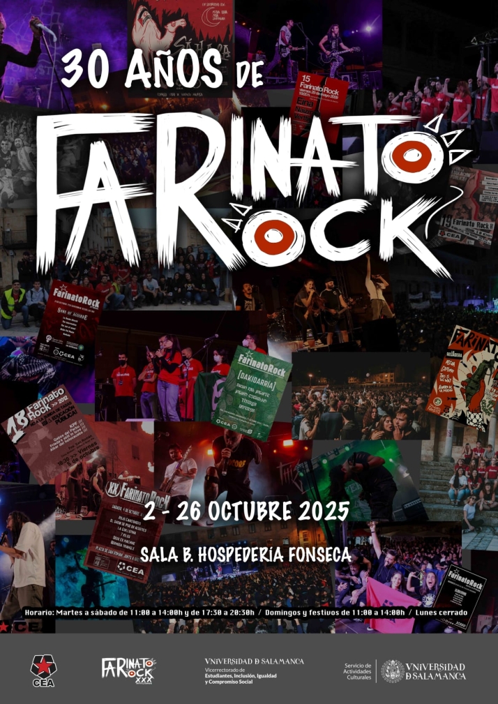 Treinta a&ntilde;os de rock y lucha estudiantil: el Farinato Rock repasa su historia en una exposici&oacute;n en Fonseca | Imagen 1