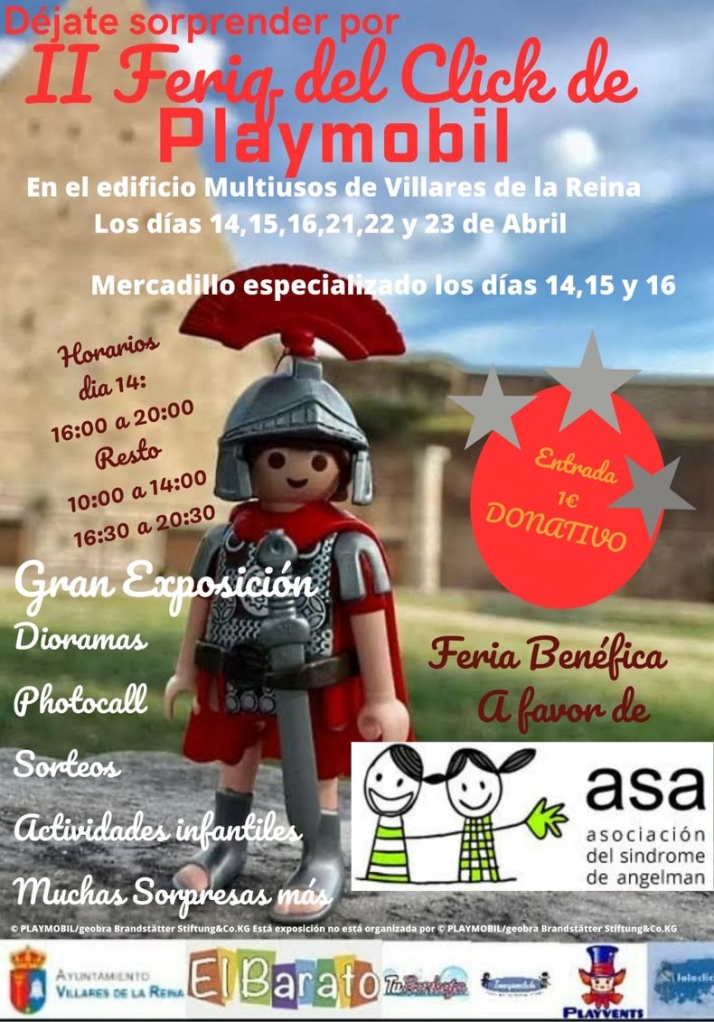 Vuelve la Feria del Click de Playmobil a Villares de la Reina | Imagen 1