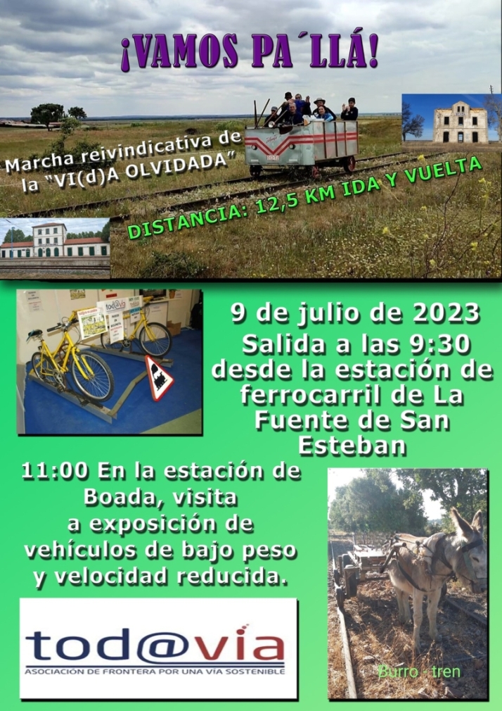 Tod@v&iacute;a organiza una marcha reivindicativa entre La Fuente de San Esteban y Boada | Imagen 1