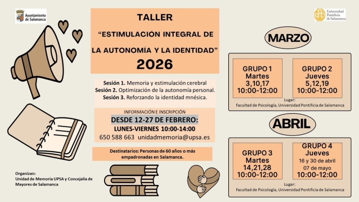 Ayuntamiento y UPSA lanzan talleres de estimulaci&oacute;n cognitiva para mayores de 60 a&ntilde;os | Imagen 1