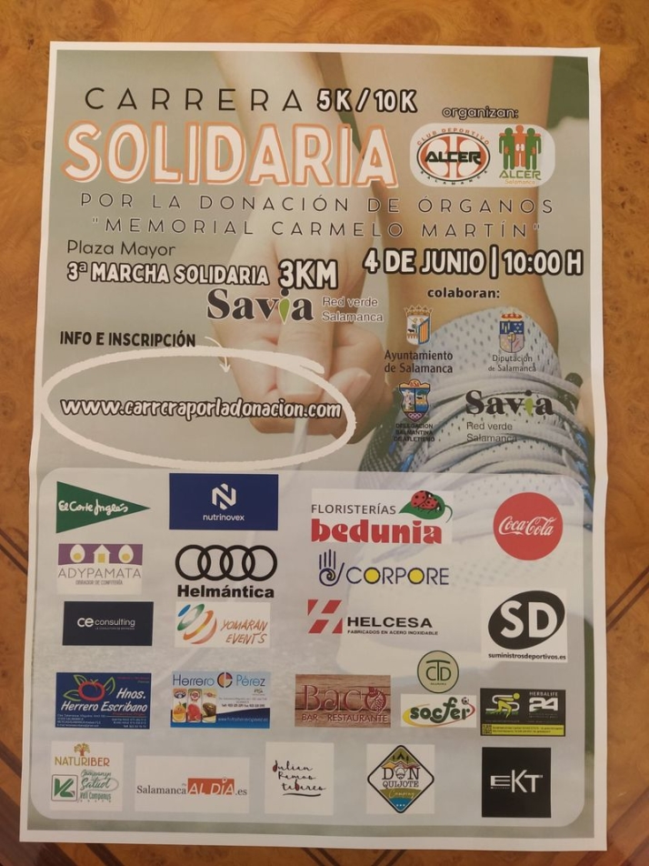 Inscripciones abiertas para la IX Carrera Solidaria por la Donaci&oacute;n de &Oacute;rganos | Imagen 1