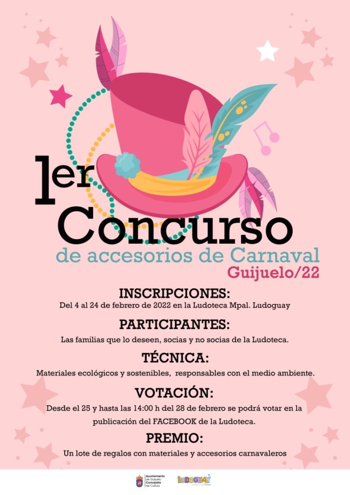 La ludoteca Ludoguay propone el primer concurso de accesorios de Carnaval | Imagen 1