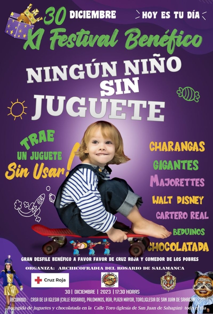 Vuelve a Salamanca el vistoso desfile del Festival Ben&eacute;fico 'Ning&uacute;n ni&ntilde;o sin juguete' | Imagen 1