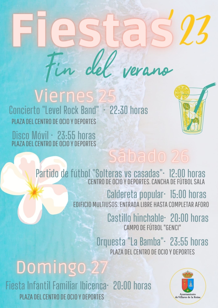 Conciertos, charanga, caldereta... para celebrar el fin del verano en Villares | Imagen 1