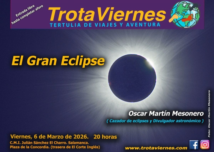 &Oacute;scar Mart&iacute;n Mesonero desvela en Salamanca las claves del eclipse total de Sol de agosto | Imagen 1