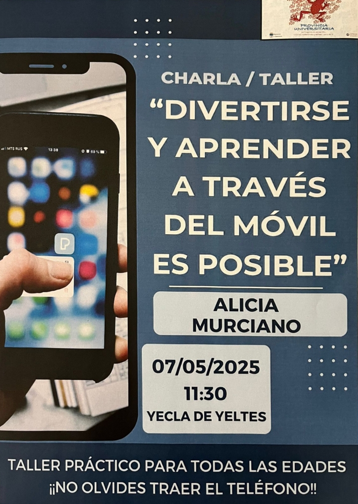 El programa Provincia Universitaria lleva a Yecla de Yeltes un taller para dominar el uso del m&oacute;vil   | Imagen 1