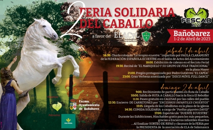 Todo preparado para la II Feria Solidaria del Caballo este fin de semana en Ba&ntilde;ob&aacute;rez  | Imagen 1