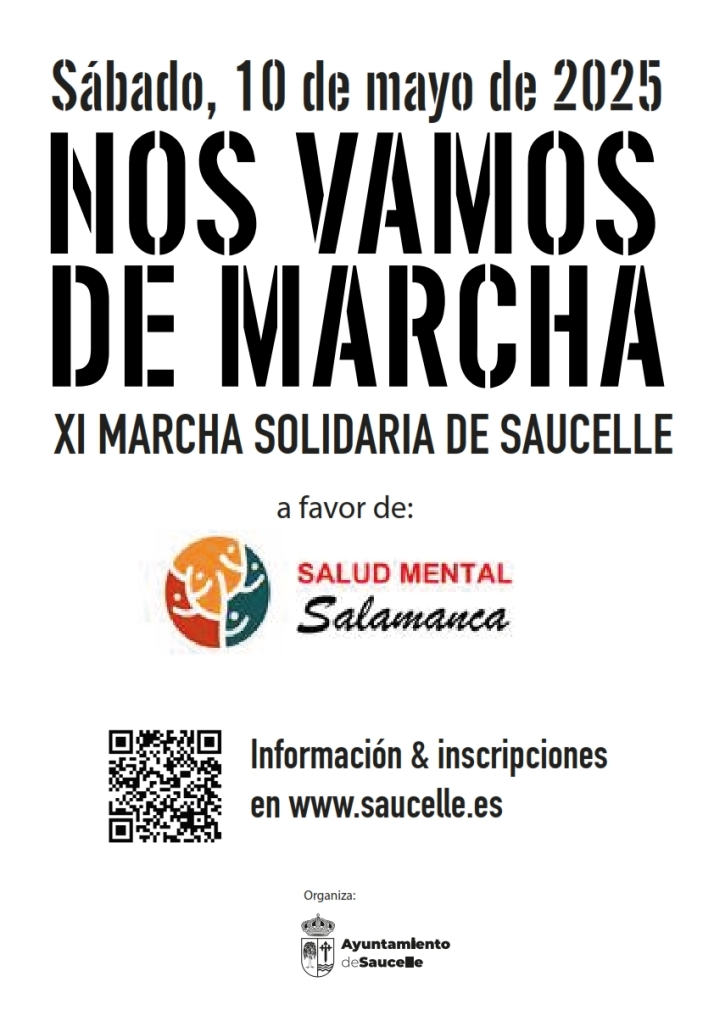 Saucelle celebra el 10 de mayo su XI Marcha Solidaria a favor de la Asociación Salud Mental Salamanca | Imagen 1