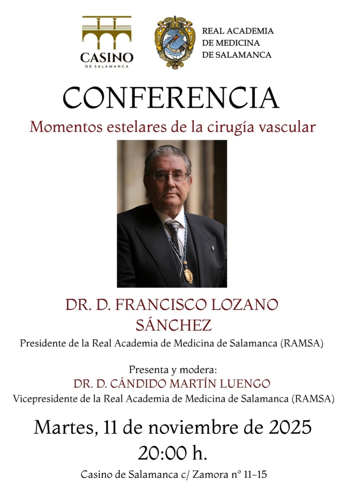 Un viaje por los 'momentos estelares' de la cirugía vascular en una conferencia en Salamanca | Imagen 1
