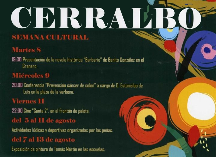 El escritor Benito Gonz&aacute;lez presenta su novela &lsquo;Barbarie&rsquo; en Cerralbo  | Imagen 1