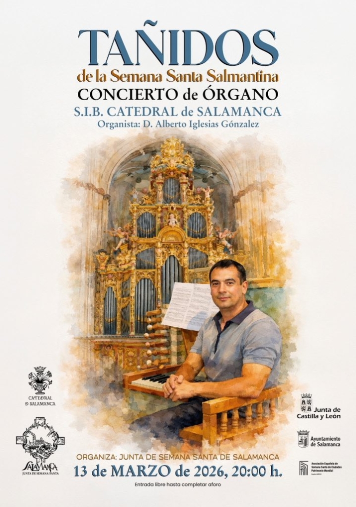 Alberto Iglesias ofrecer&aacute; un concierto de &oacute;rgano con sones de Semana Santa en la Catedral Nueva | Imagen 1