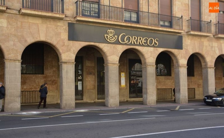 Sede central de Correos en Salamanca, situada en la Gran Vía