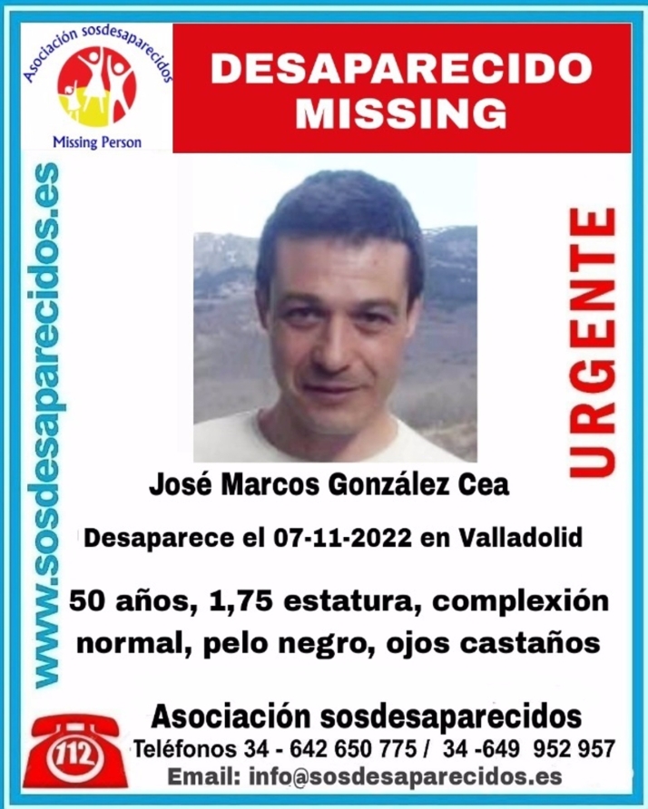 Buscan a un hombre de 50 a&ntilde;os desaparecido en Valladolid hace casi una semana | Imagen 1