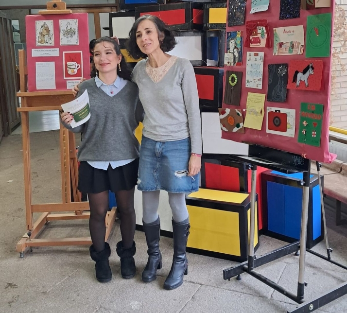 Las mejores tarjetas navide&ntilde;as en la Escuela de Arte y Superior de Conservaci&oacute;n y Restauraci&oacute;n de Salamanca | Imagen 1