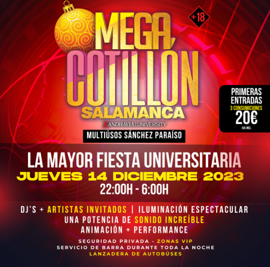 El Megacotill&oacute;n alternativo al Fin de A&ntilde;o Universitario que acoger&aacute; el Multiusos | Imagen 1